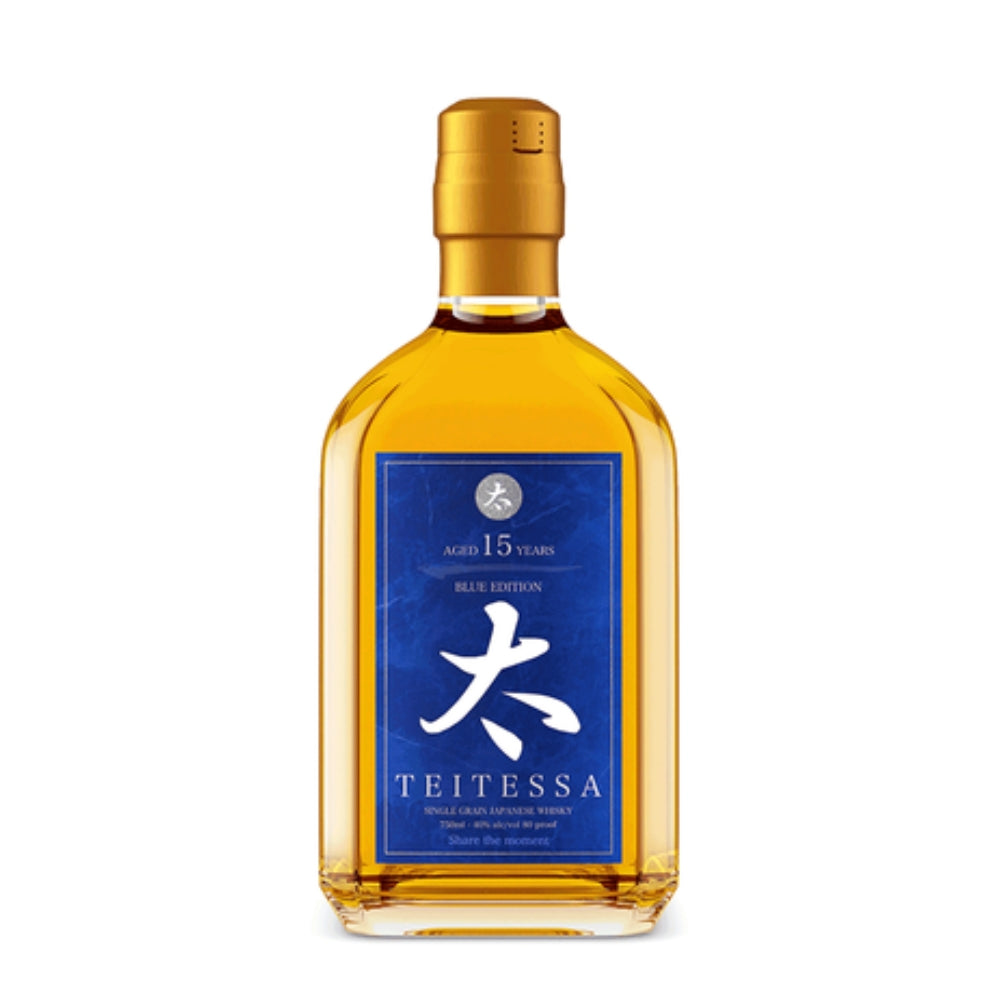 TEITESSA SINGLE GRAIN JAPANESE WHISKY BLUE EDITION 15 YR 80