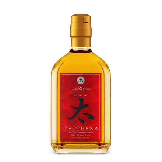 TEITESSA SINGLE GRAIN JAPANESE WHISKY RED EDITION 25 YR 80