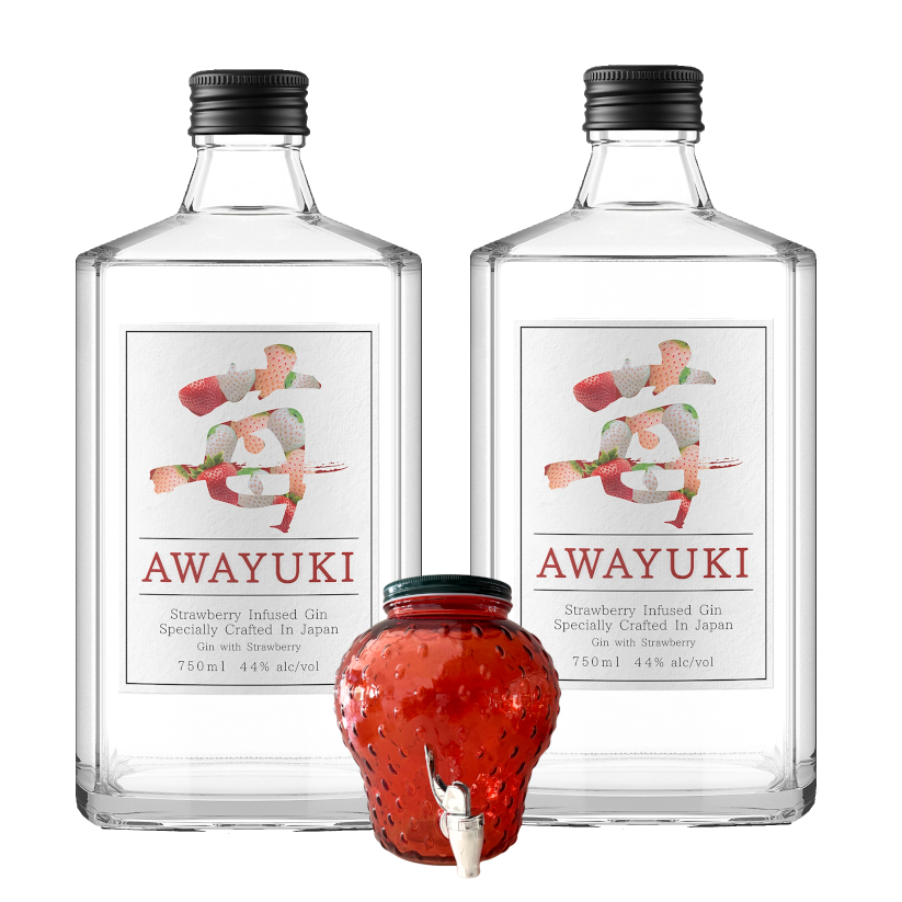 AWAYUKI STRAWBERRY FLAVORED GIN 88 2-Pack Bundle
